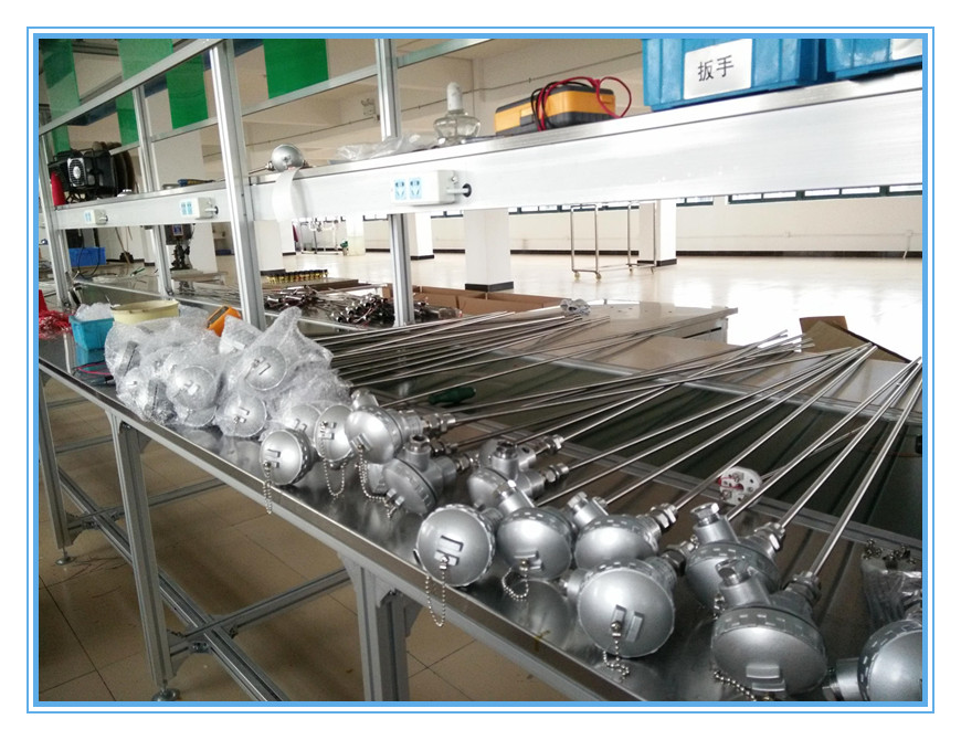 熱電阻、pt100熱電阻、鎧裝熱電阻、裝配式熱電阻生產(chǎn)車(chē)間